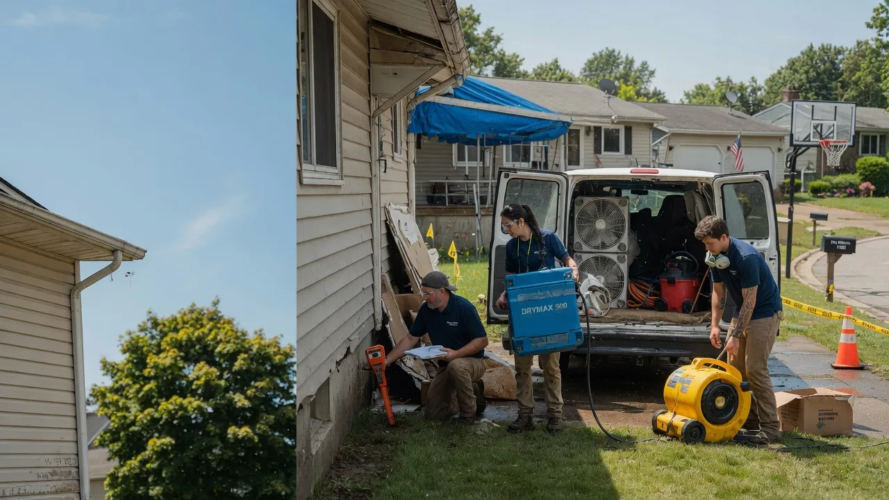 Ceiling Leak Cleanup in West Babylon, NY near me